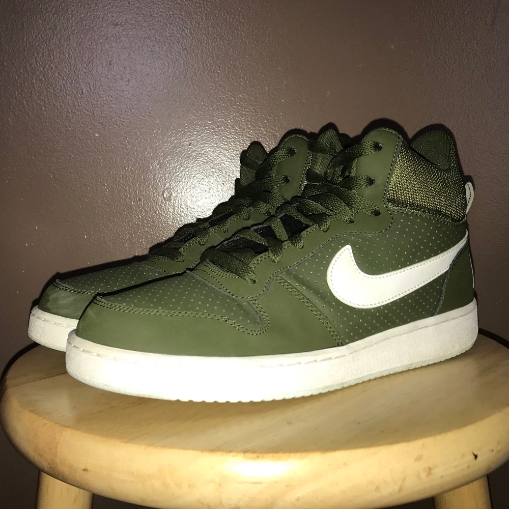 Green Nike High tops